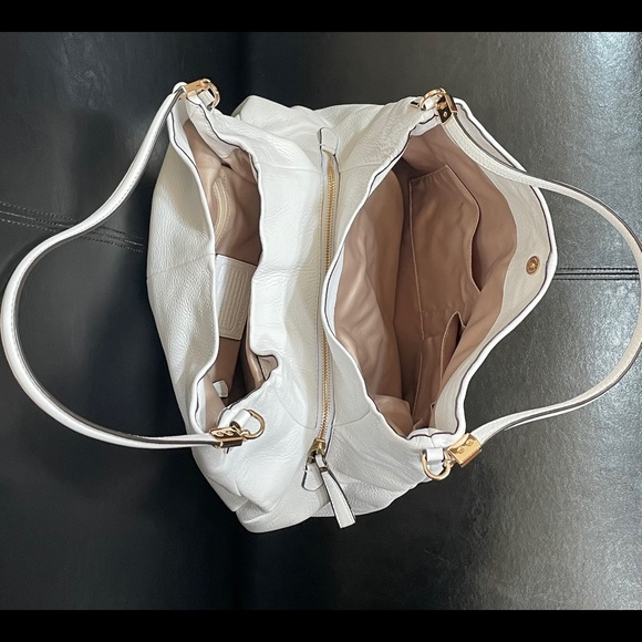 Coach Madison Phoebe Ivory Leather Shoulder Bag - Picture 5 of 8
